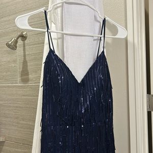Navy prom dress